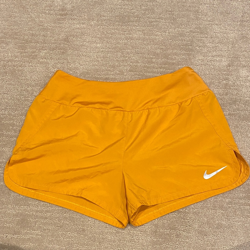 Nike Women's Bright Orange Athletic Shorts